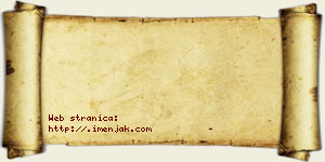 Isak Pantić vizit kartica